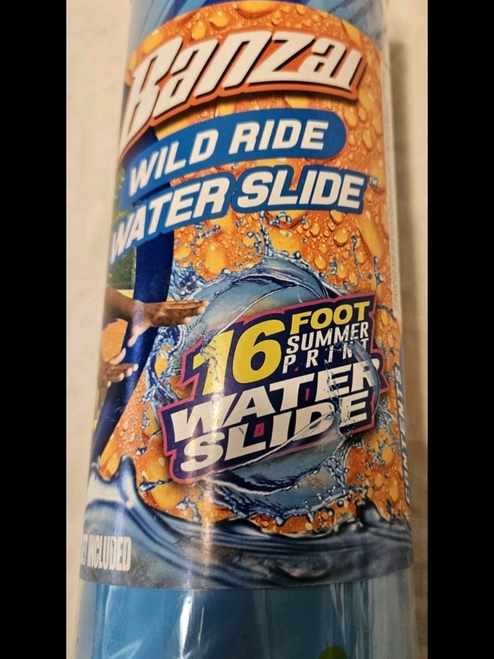Brand New Banzai Wild Ride 16-Foot Water Slide – Blue